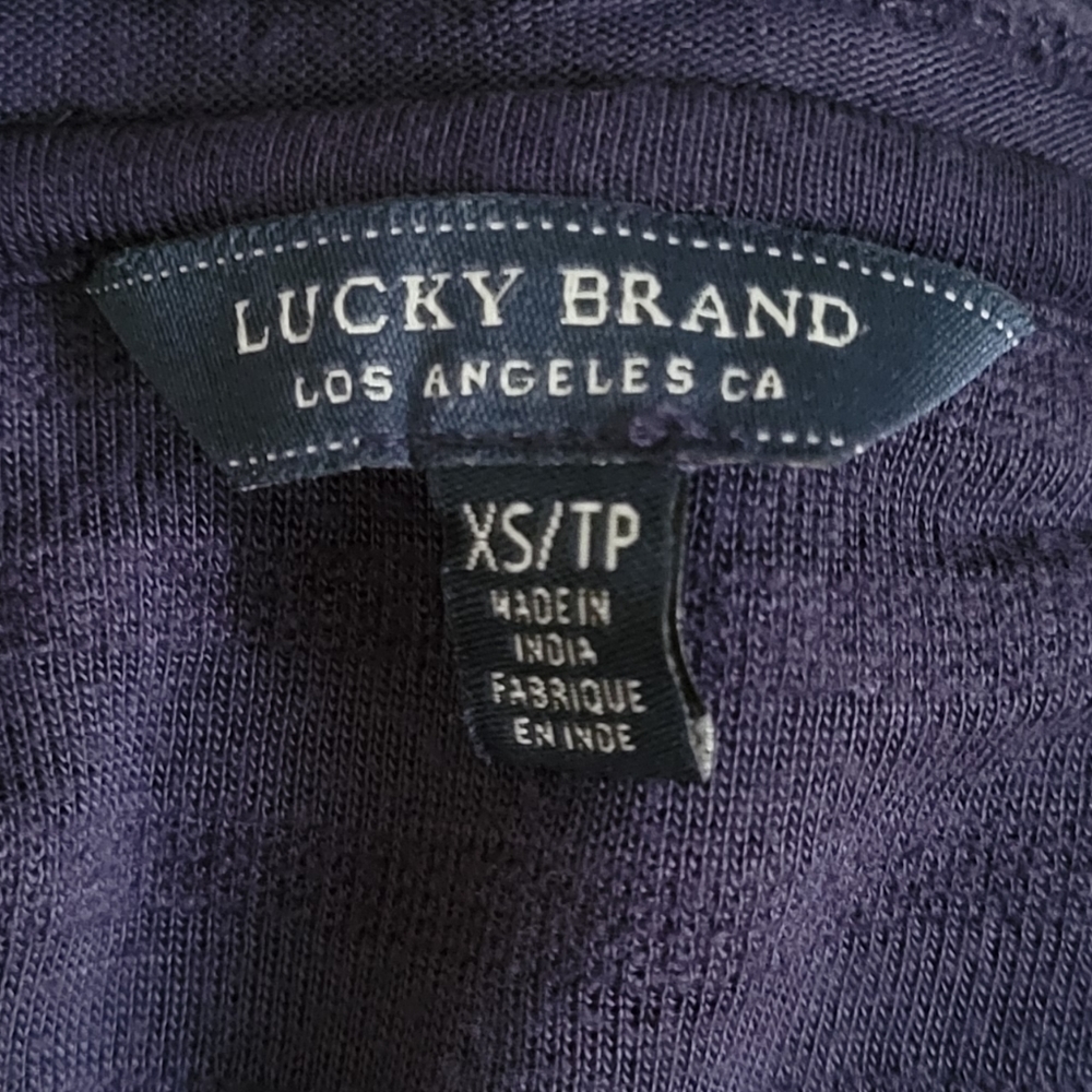 Lucky Brand Longsleeve Blue Shirt Size XS - Picture 6 of 6
